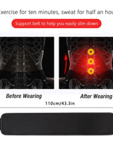 Waist Trimmer Belt with Phone Pocket - Black - Image 3