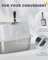 Covered Cat Litter Box - Low Odour - Image 3