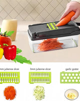 16-in-1 Vegetable Chopper, Mandolin Slicer & Dicer - Image 3