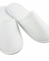 20 Pairs Disposable Terry Towelling Slippers - Image 3