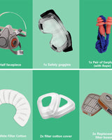 17-in-1 Full Face Respirator Mask Set - Image 4