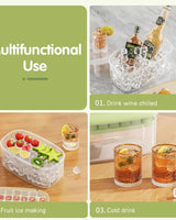 Non-Slip Ice Cube Tray System - Beige - Image 3