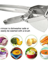 Heavy Duty Steel Potato Ricer & Vegetable Press - Image 4