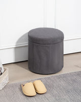Storage Ottoman - Padded Storage Stool