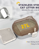 Spacious Cat Litter Box - High Sides - Image 5