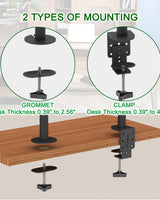 13-27" Tilt & Swivel TV Stand with Pendulum Base - Image 3