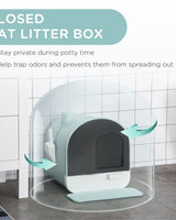 Ventilated Enclosed Cat Litter Box - Image 2