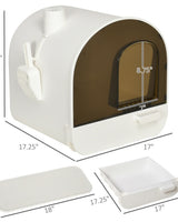 Hooded Cat Litter Box - Privacy Cover - Image 3