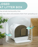 Hooded Cat Litter Box - Privacy Cover - Image 5