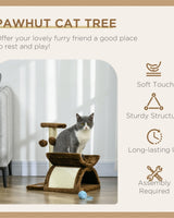 Cat Tree with Plush Cave Hideaway - Image 4