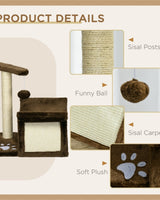 Cat Tree with Plush Cave Hideaway - Image 2