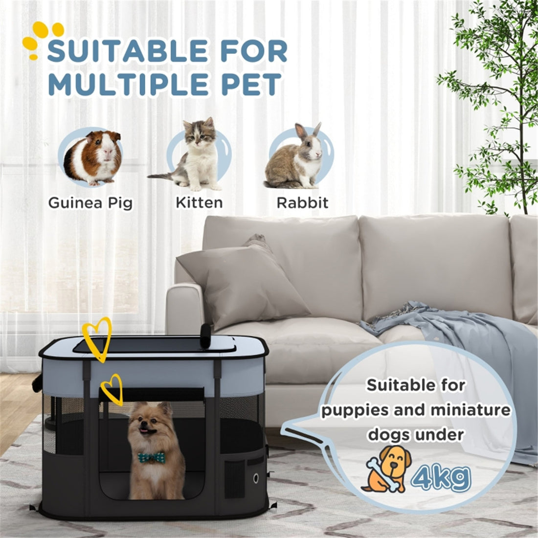 Pet Carrier Bag for Cats & Small Dogs