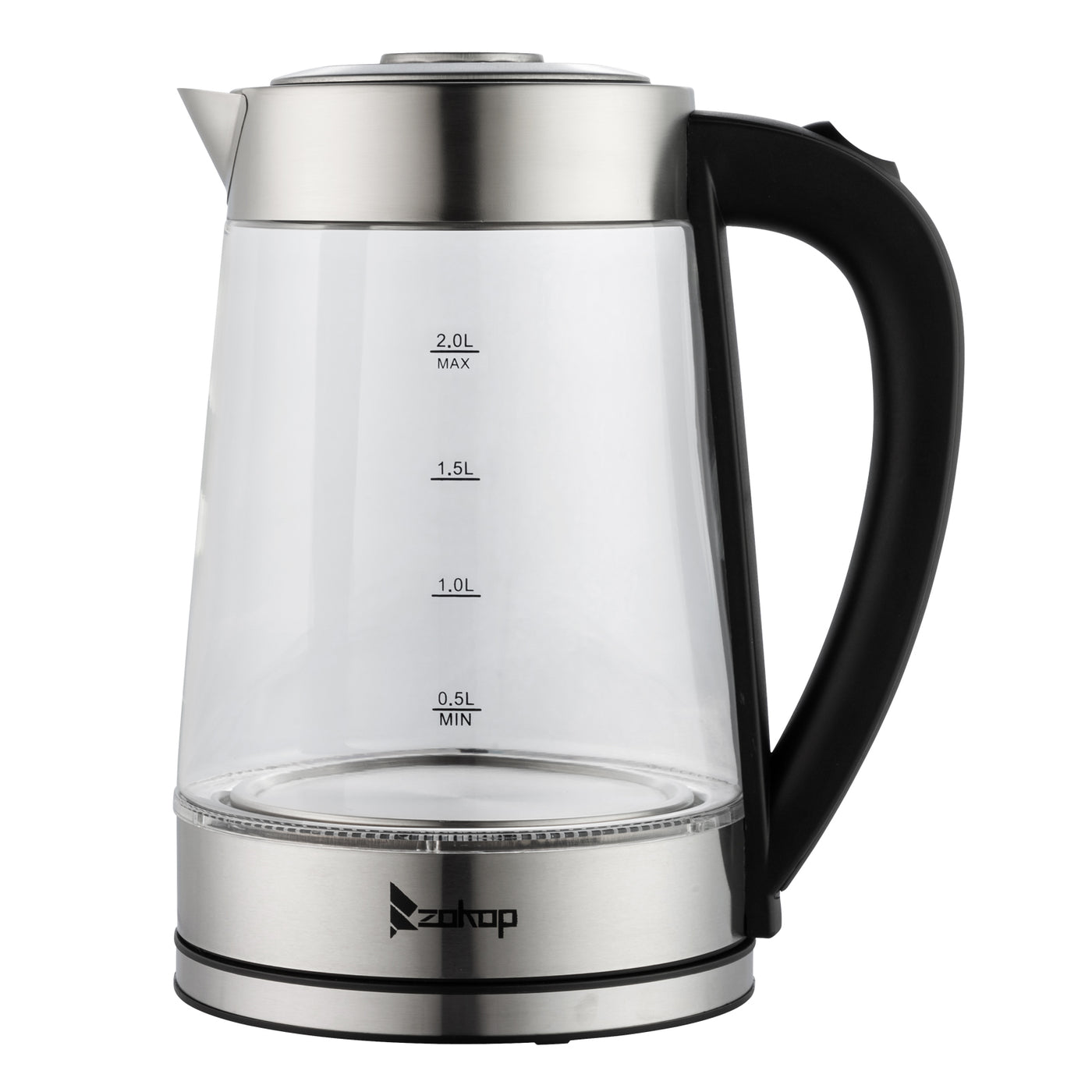 Blue Glass Electric Kettle 2L 2000W