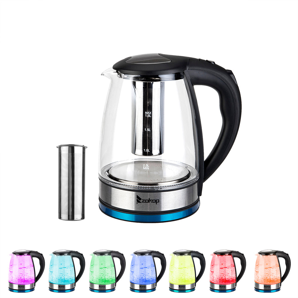 Electric Glass Kettle 1.8L 2000W