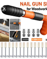Manual Steel Nail Gun - Woodworking Nailer