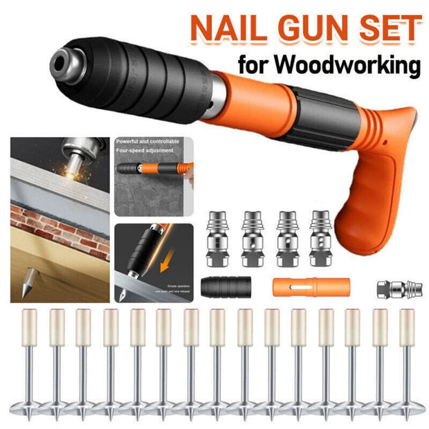 Manual Steel Nail Gun - Woodworking Nailer