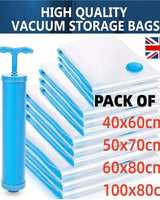 12PC Vacuum Storage Space Saver Bags