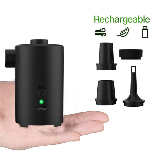 Portable Electric Air Pump 3600mAh - 4 Nozzles
