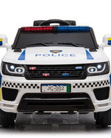 12V Kids Ride-On Police Car with Remote Control - Image 2