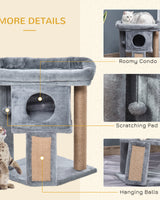 Cat Tree with Hammock & Condo - Image 2