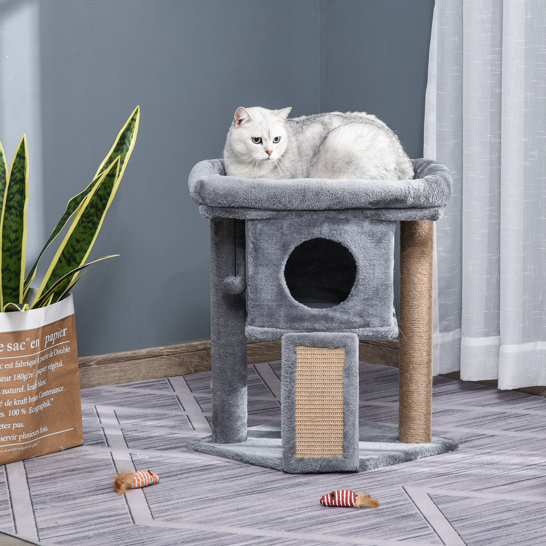 Cat Tree with Hammock & Condo