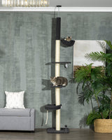 Multi-Level Cat Tree with Hideaway