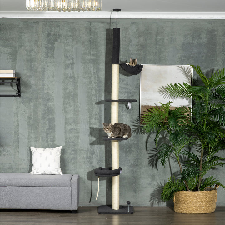 Multi-Level Cat Tree with Hideaway