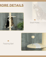 Tall Cat Tree with Sisal Scratching Posts - Image 5