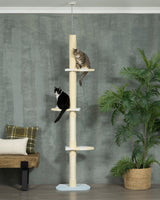 Tall Cat Tree with Sisal Scratching Posts