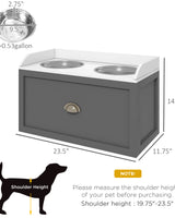 Elevated Dog Bowl Stand - Raised Feeder - Image 2