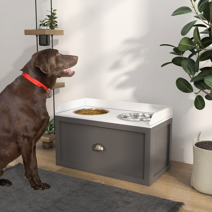 Elevated Dog Bowl Stand - Raised Feeder