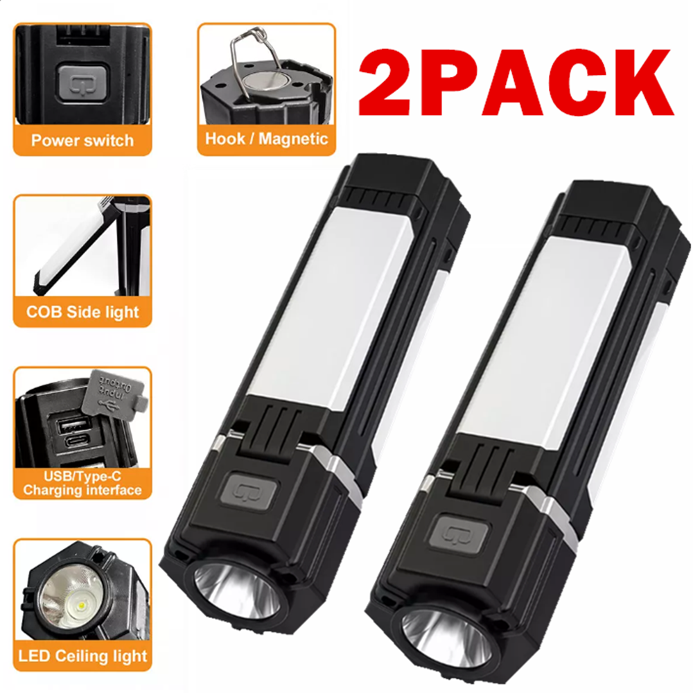2-Pack Foldable LED Camping Lantern