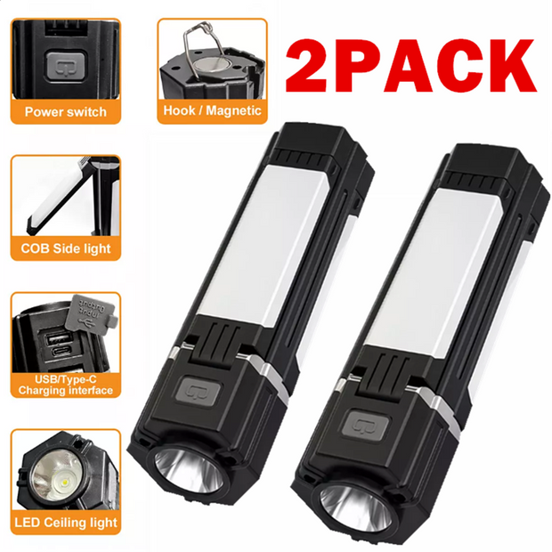 2-Pack Foldable LED Camping Lantern