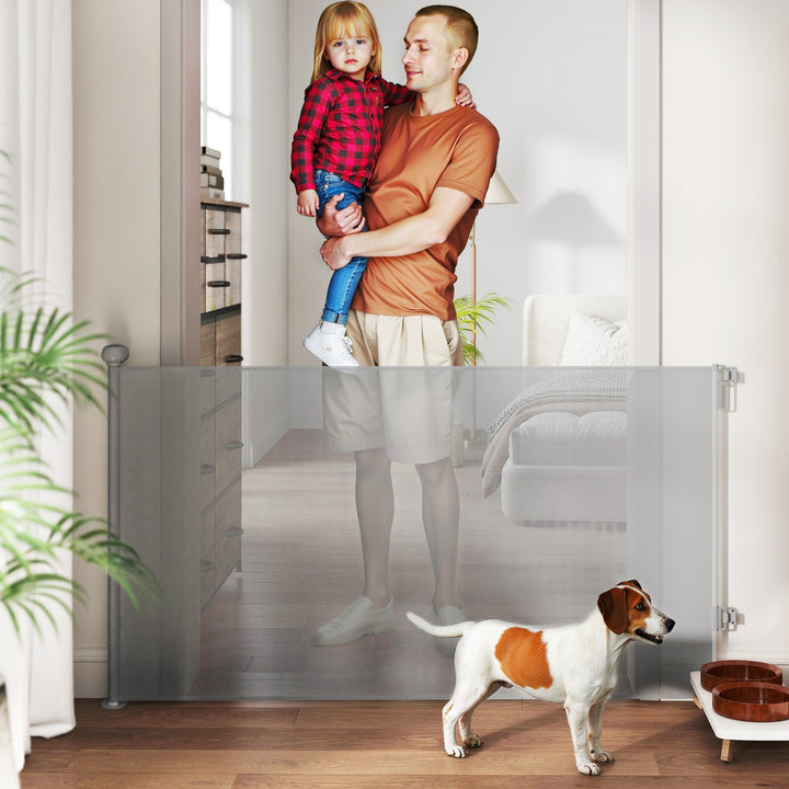 Retractable Dog Gate - Pet Safety Barrier
