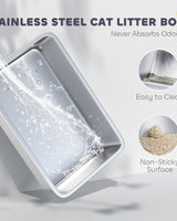 Compact Hooded Cat Litter Box - Image 4