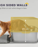 Hooded Cat Litter Box with Carbon Filter - Image 4