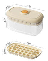 Non-Slip Ice Cube Tray System - Beige - Image 2