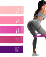 Resistance Exercise Loop Bands (Set of 5) - Pink - Image 4