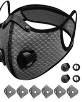 Reusable Half-Face Cover Mask - Cycling & Sport (Grey) - Image 5