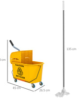 Mop Bucket with Wringer Cart - Image 3