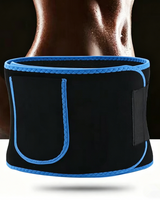 Waist Trimmer Belt with Phone Pocket - Blue/Black - Image 4