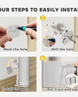 Retractable Dog Gate - Pet Safety Barrier - Image 2