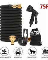 75FT Expandable Garden Hose with Spray Gun - Image 5