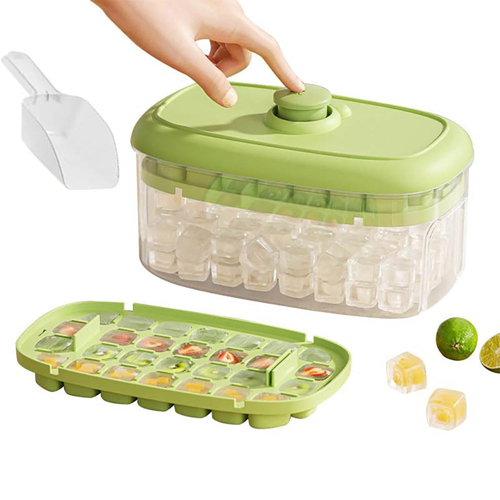 Non-Slip Ice Cube Tray System - Green
