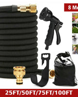 100FT Expandable Garden Hose with Spray Gun