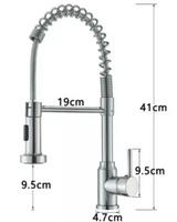 Monobloc Kitchen Sink Mixer Tap with Pull-Out Hose - Image 2