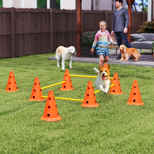 Dog Agility Training Cones (Set of 8)