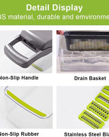 16-in-1 Vegetable & Fruit Chopper Slicer Set - Image 4