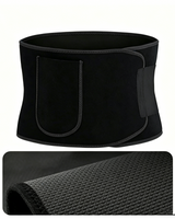 Waist Trimmer Belt with Phone Pocket - Black