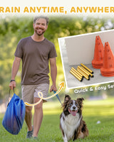 Dog Agility Training Cones (Set of 8) - Image 4